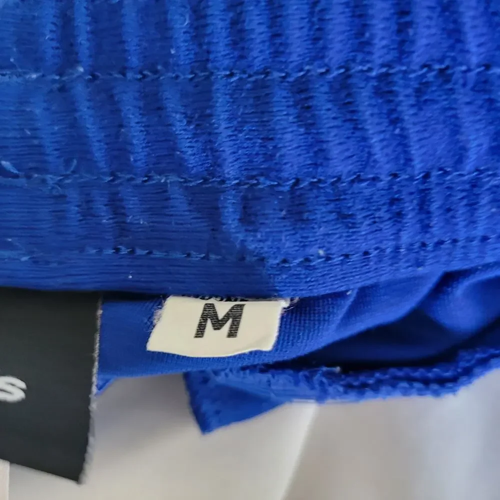 Adidas‎ Climaite Jogger Size Medium Blue with white leg stripe.